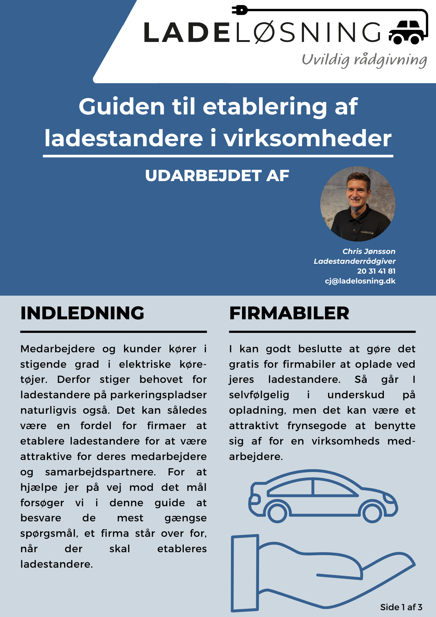 forside ladestanderguide til virksomheder